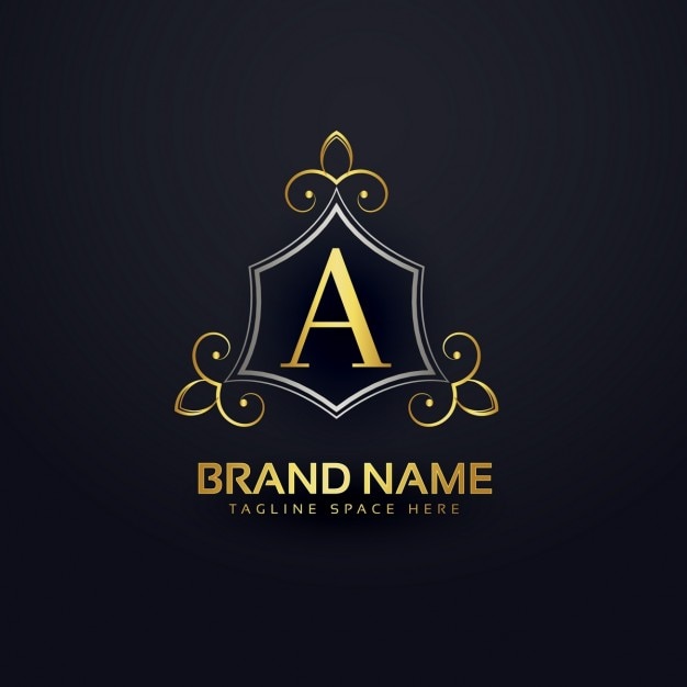 Free vector premium logo for letter a