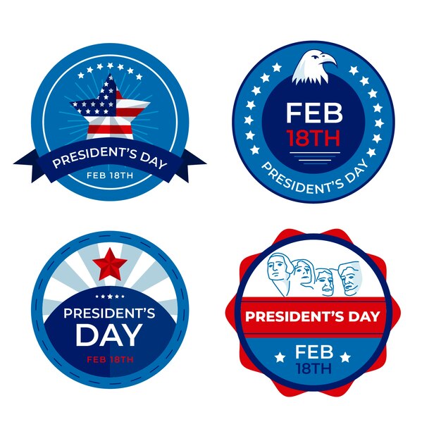 President day concept for label collection