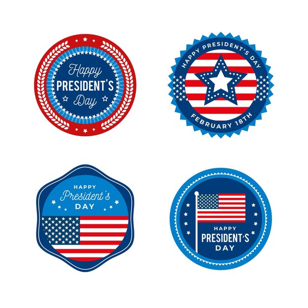 President's day badge collection