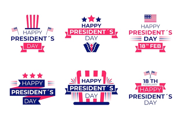 President's day label collection