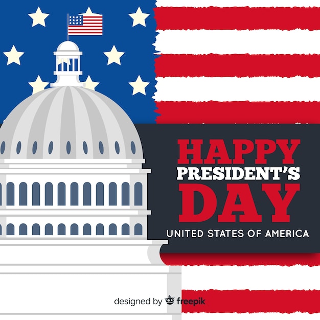 Free Vector president's day