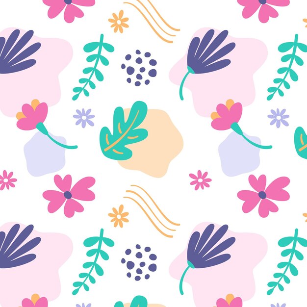 Pretty abstract floral pattern