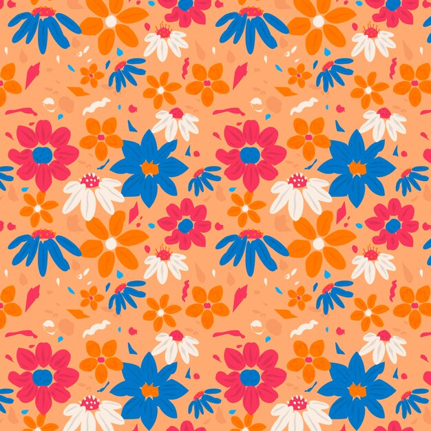 Pretty abstract floral pattern