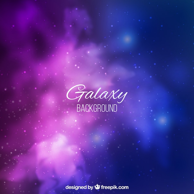 Free Vector pretty galaxy background