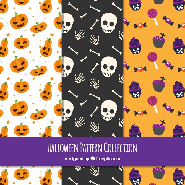 Pretty halloween patterns