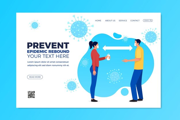 Prevent epidemic rebound landing page