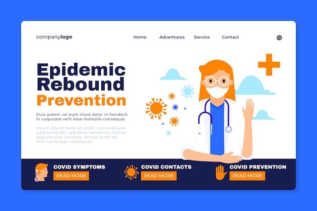 Prevent epidemic rebound - landing page