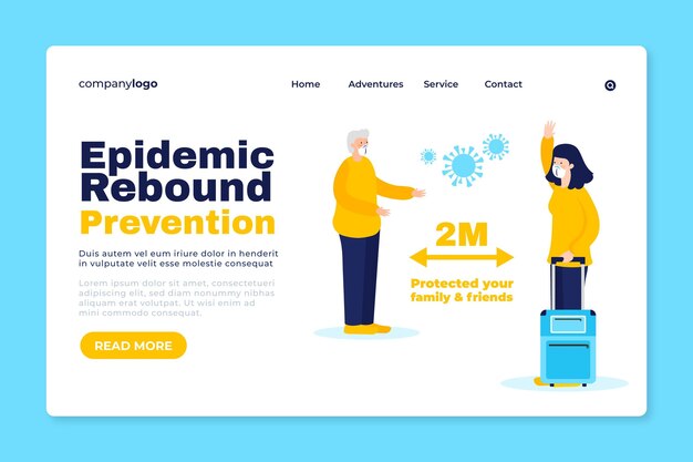 Prevent epidemic rebound - landing page