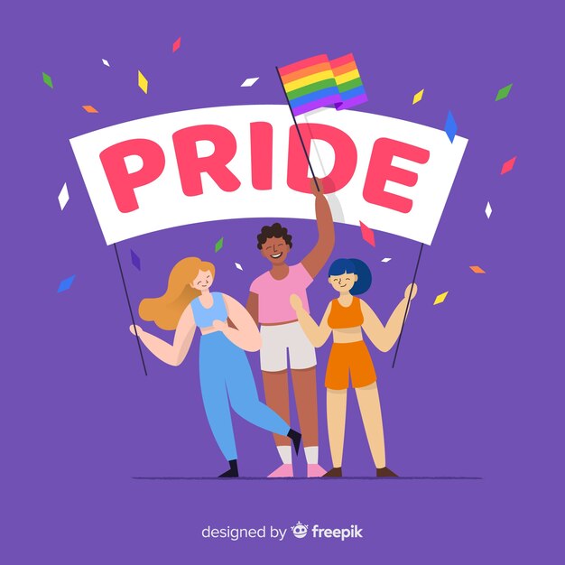 Pride day concept