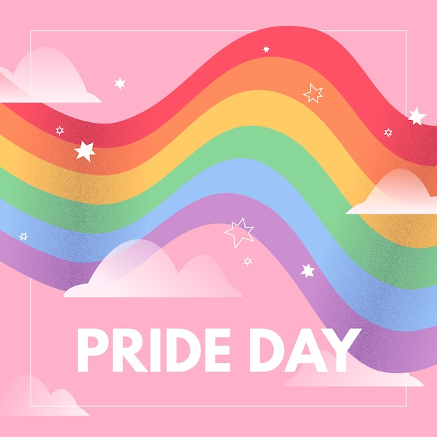 Pride day flag concept