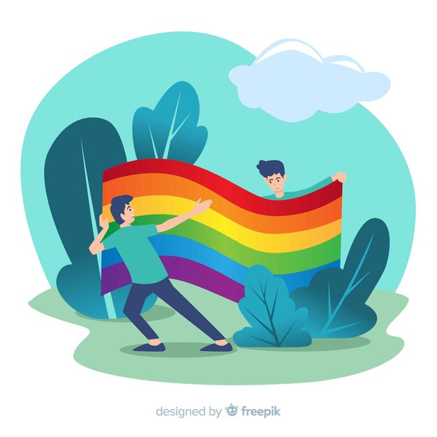 Pride day flag