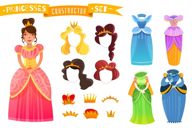 Princesses Constructor Set