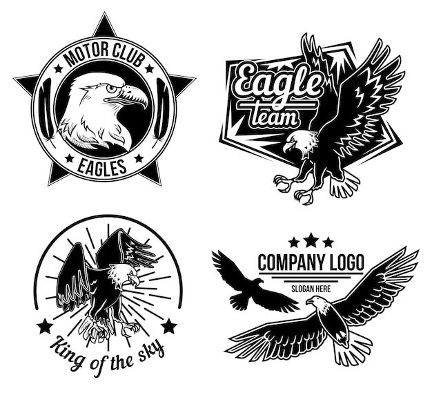 Free Vector prints of eagle