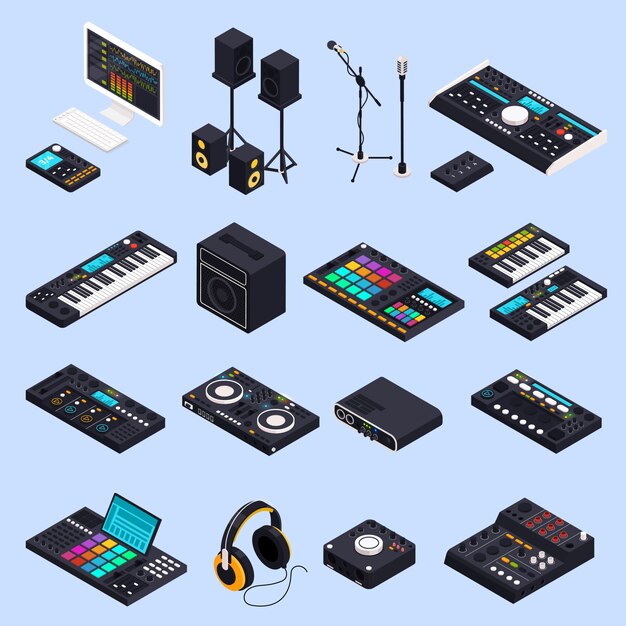 Pro Audio Gear isolated set