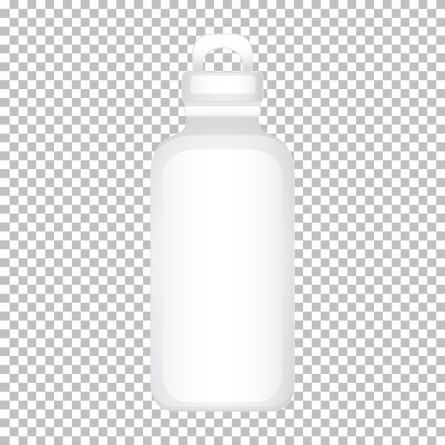 Product design template of water bottle with no graphic