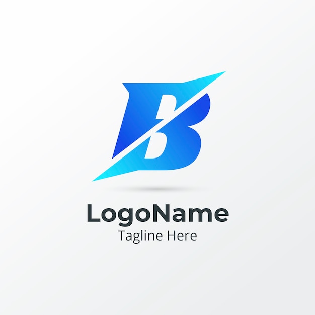 Free Vector professional bb logotype template