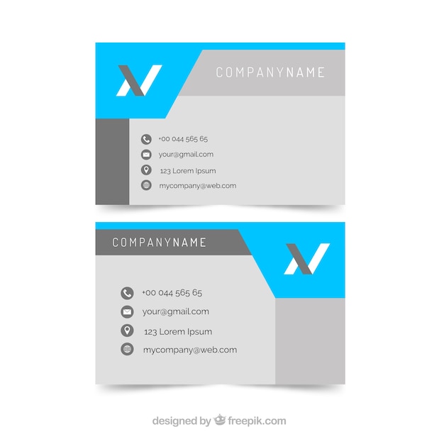 Professional business card template