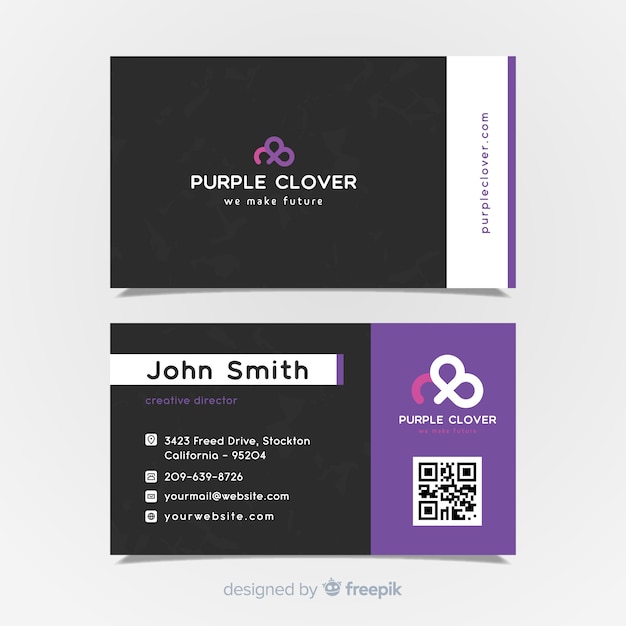 Professional business card template