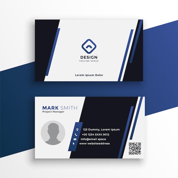 Professional business card for your stationary