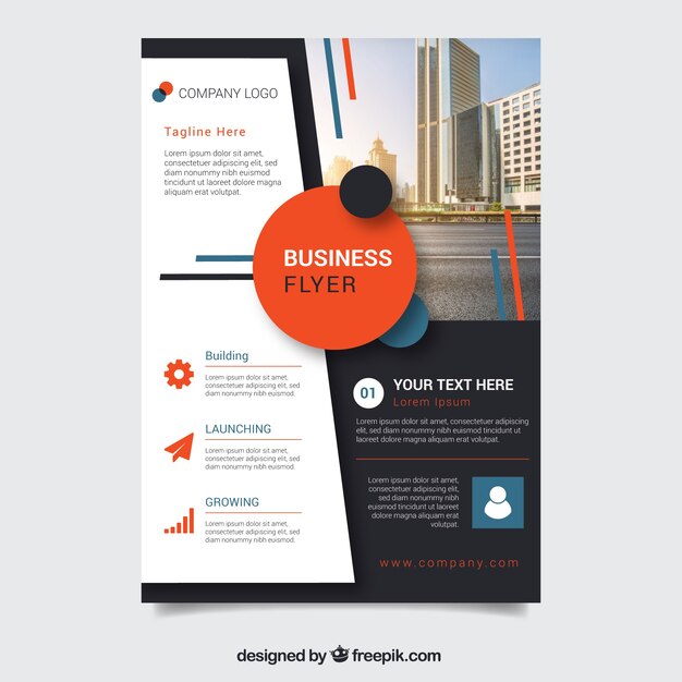 Professional business flyer template