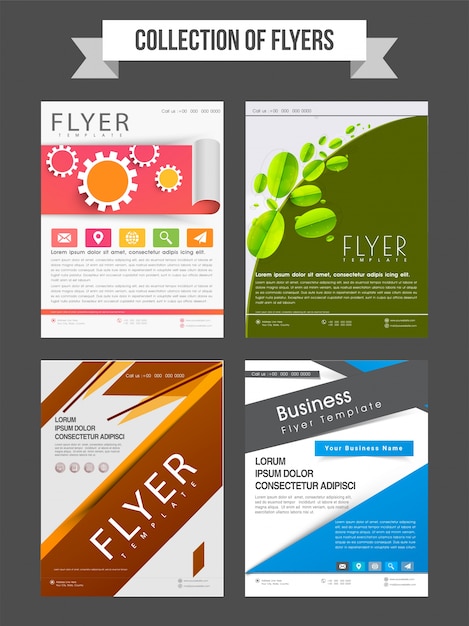  Professional business flyers or templates collection