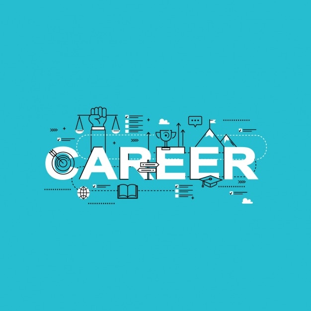 Free Vector professional career elements design