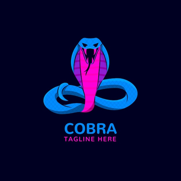 Free Vector professional cobra logo template