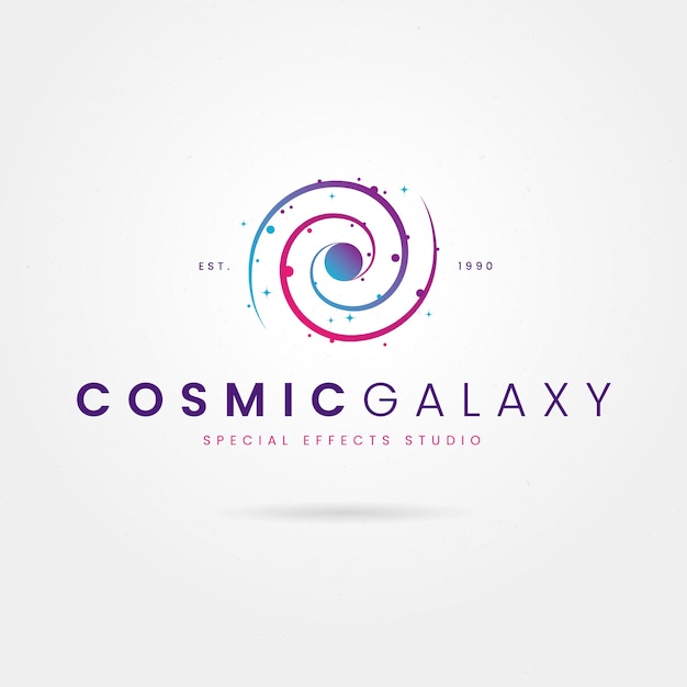 Free Vector professional galaxy logo template