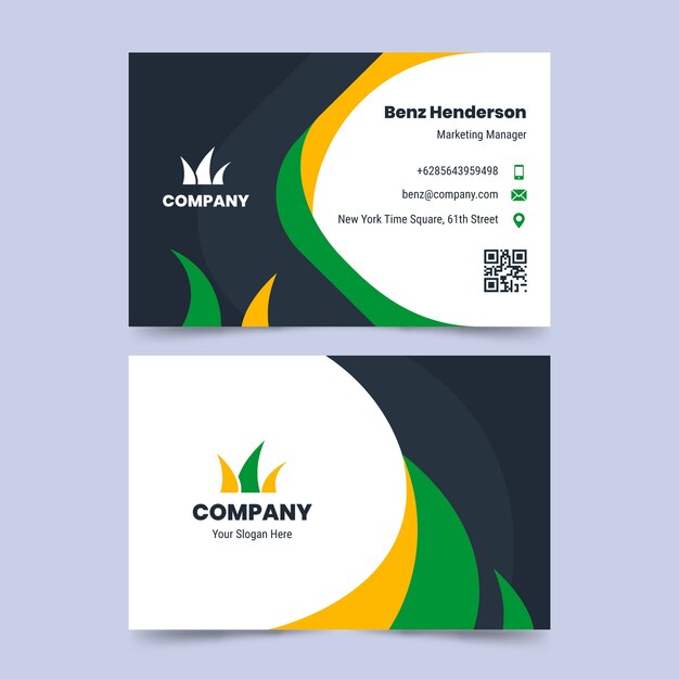 Professional lawn care business card