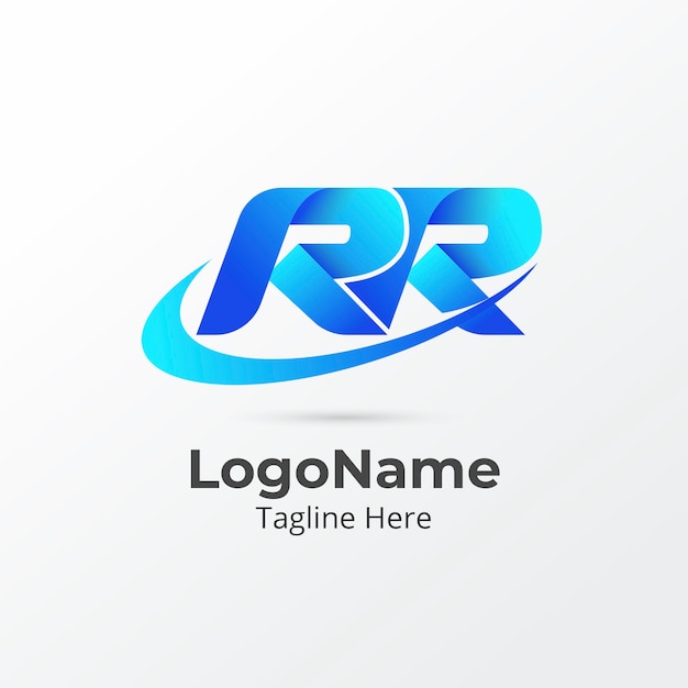 Free vector professional rr logotype template