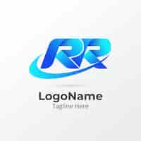 Free vector professional rr logotype template