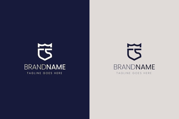 Free Vector professional sc logotype template