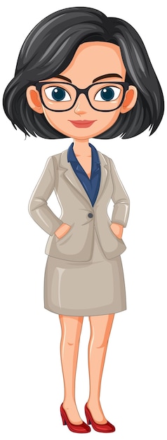 Free Vector professional woman in business attire