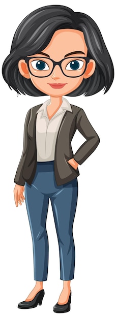 Free Vector professional woman in business attire