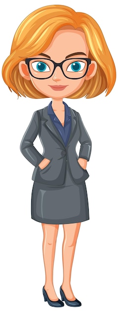 Free Vector professional woman in business attire