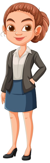 Free vector professional woman in business attire