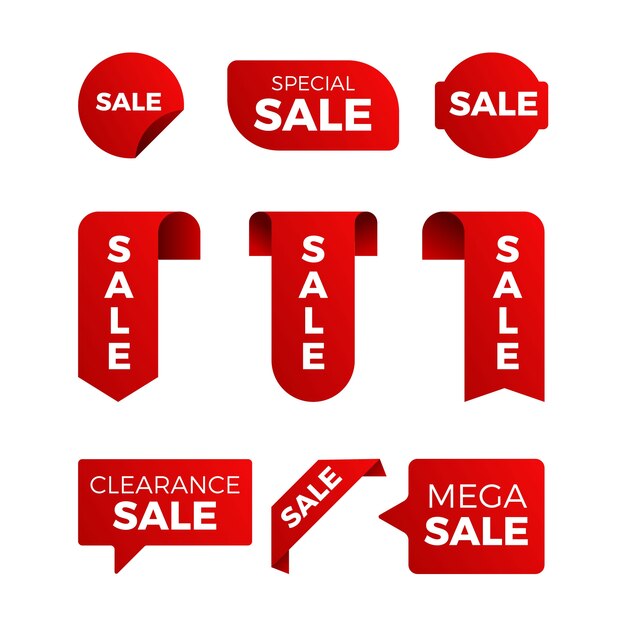 Promotional sales label collection