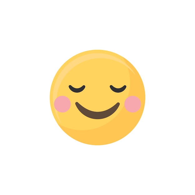 Free Vector proud emoji 