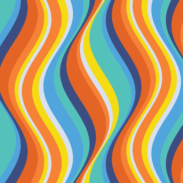 Psychedelic groovy background concept