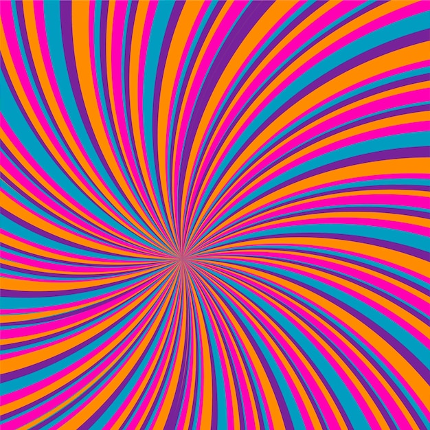 Psychedelic groovy background