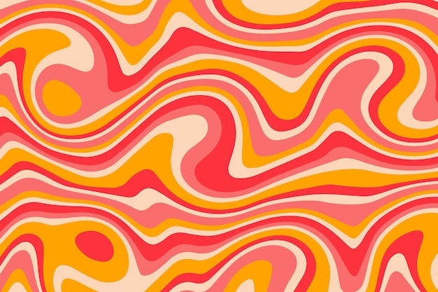 Psychedelic groovy background