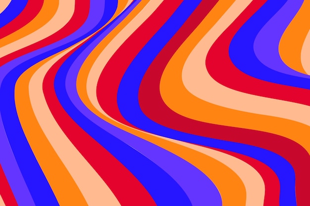 Psychedelic groovy background