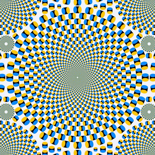 Psychedelic illusion wallpaper