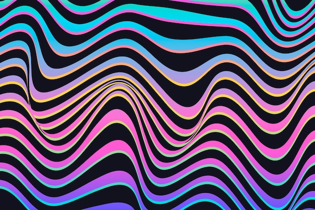 Psychedelic optical illusion background design