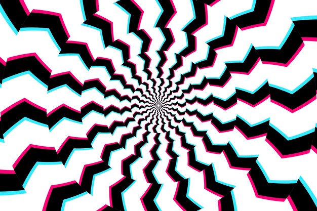 Psychedelic optical illusion background