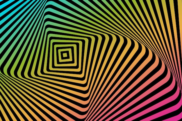 Free vector psychedelic optical illusion background