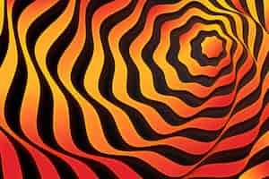 Free vector psychedelic optical illusion background