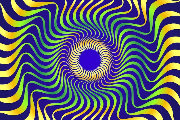 Psychedelic optical illusion background