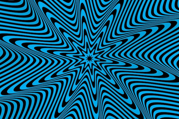 Psychedelic optical illusion background