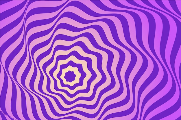 Free vector psychedelic optical illusion wallpaper concept